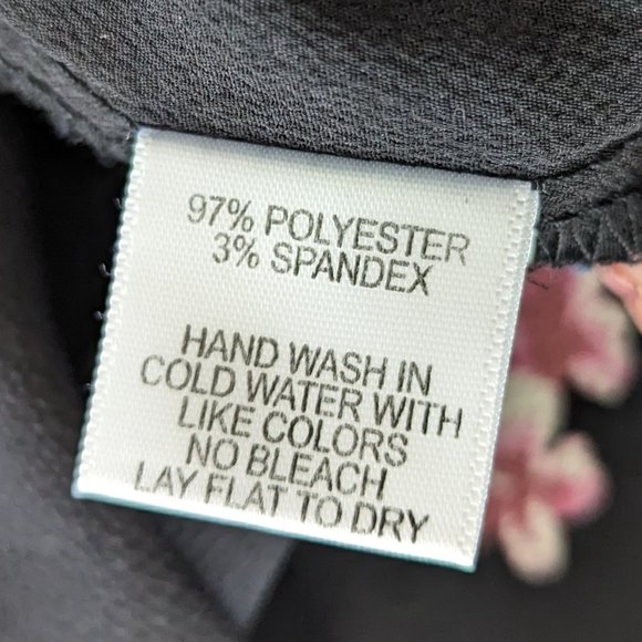 Gibson Floral Print Shell Top Size Medium - Picture 12 of 14